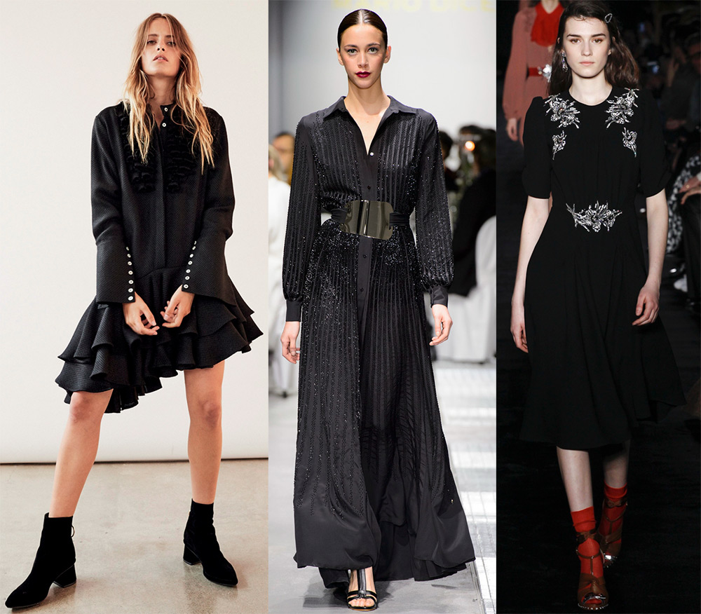 Belles robes noires 2025-2026 et tendances de la mode
