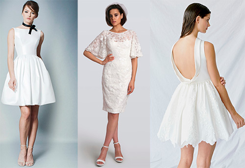 Robes de mariée courtes 2025-2026 - photos et tendances