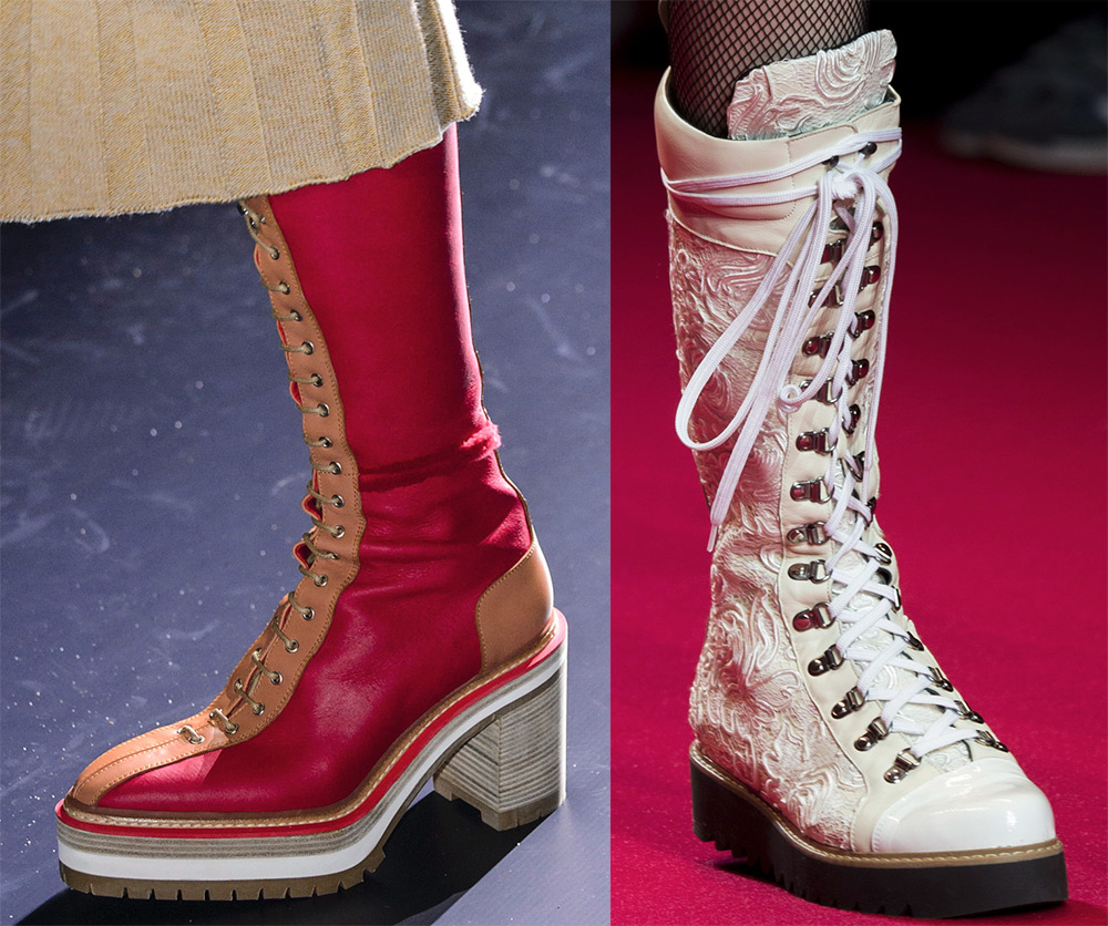 Bottes d'hiver pour femmes avec laçage