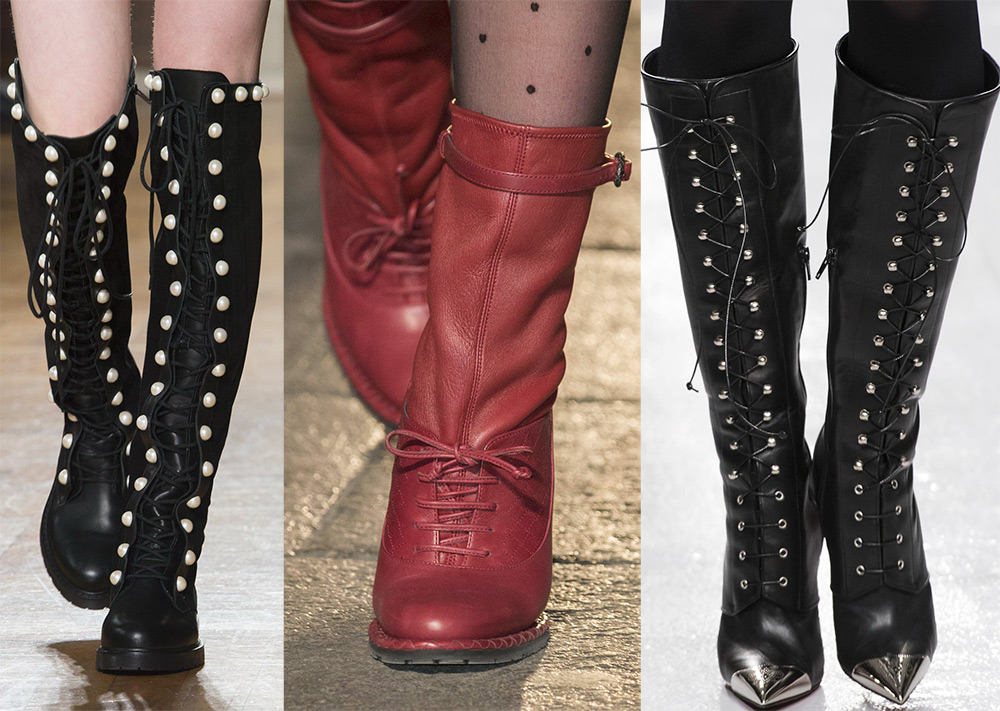 Bottes d'hiver pour femmes avec laçage