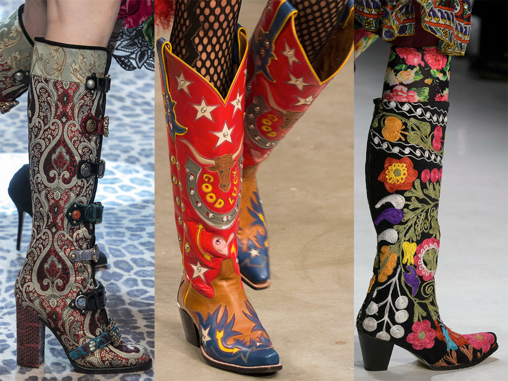 Bottes pour femmes brillantes