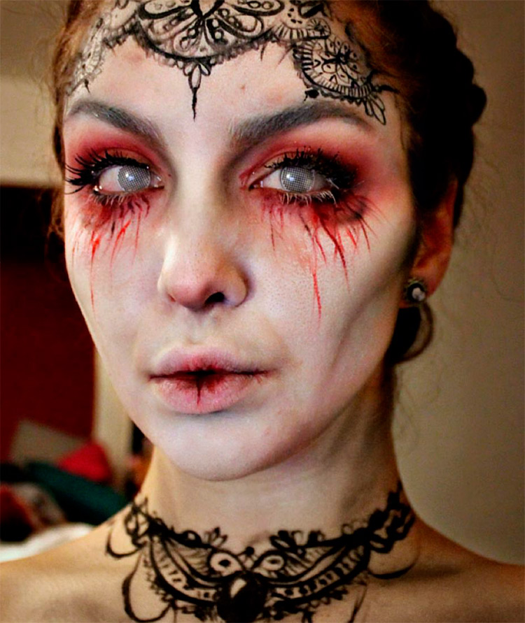 Maquillage Halloween original
