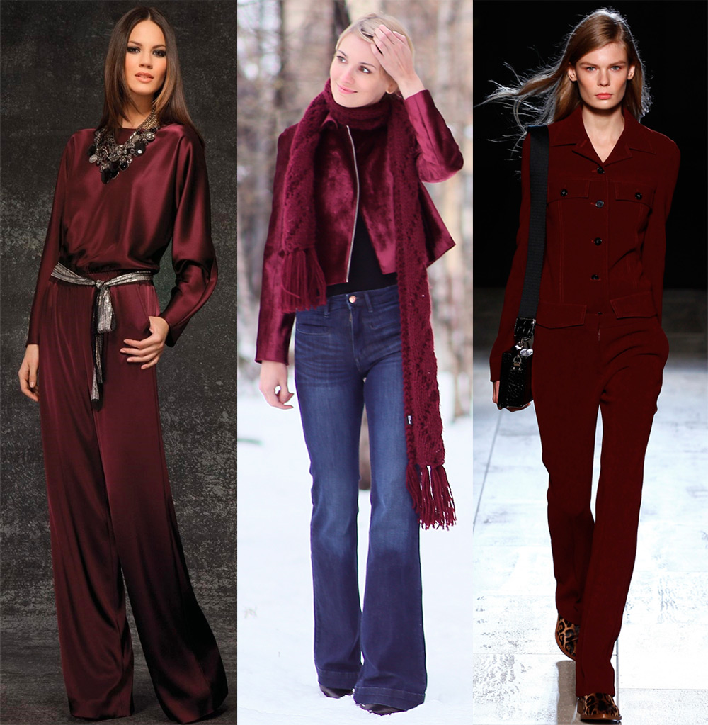 La couleur Marsala dans les vêtements