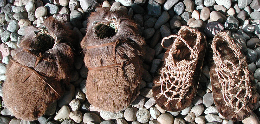 Chaussures de personnes anciennes