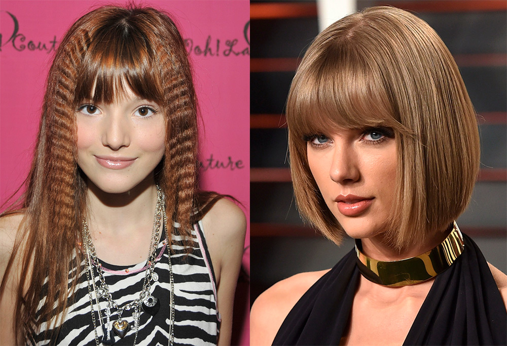 Coiffures pour femmes avec une frange