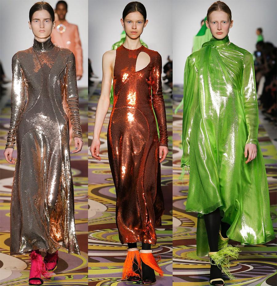 Des robes brillantes pour le nouvel an