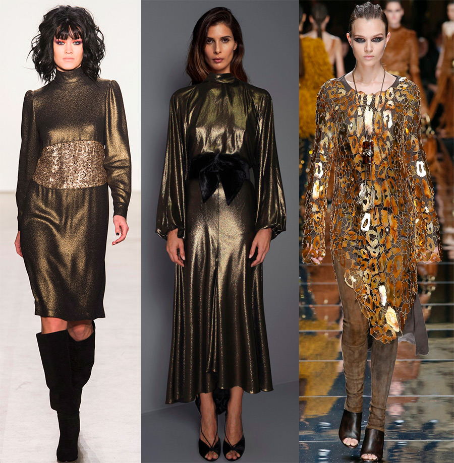 Des robes brillantes pour le nouvel an