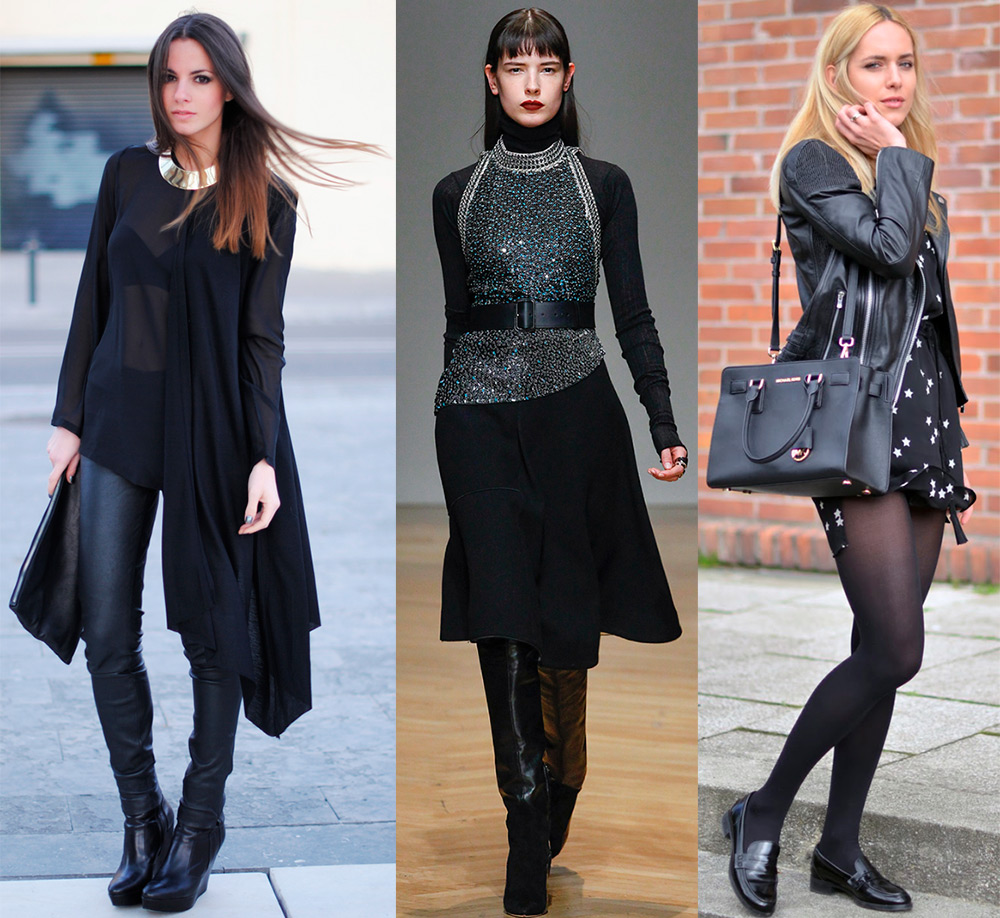 Couleur noire dans les vêtements