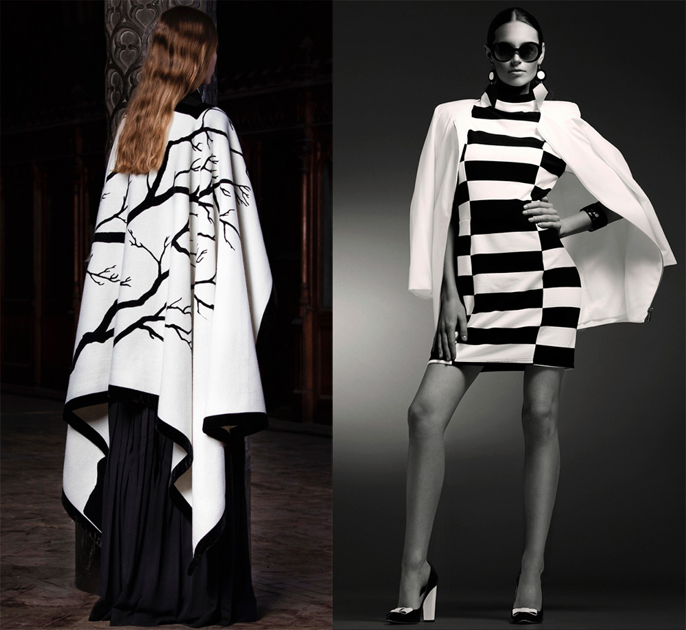 Looks noir et blanc pour les filles