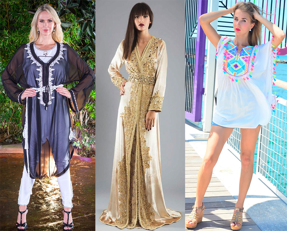 Robe de plage caftan