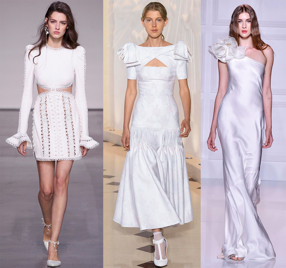 Robes blanches pour le printemps et l'été