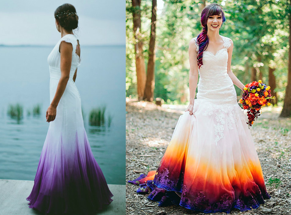 Dégradé sur la jupe