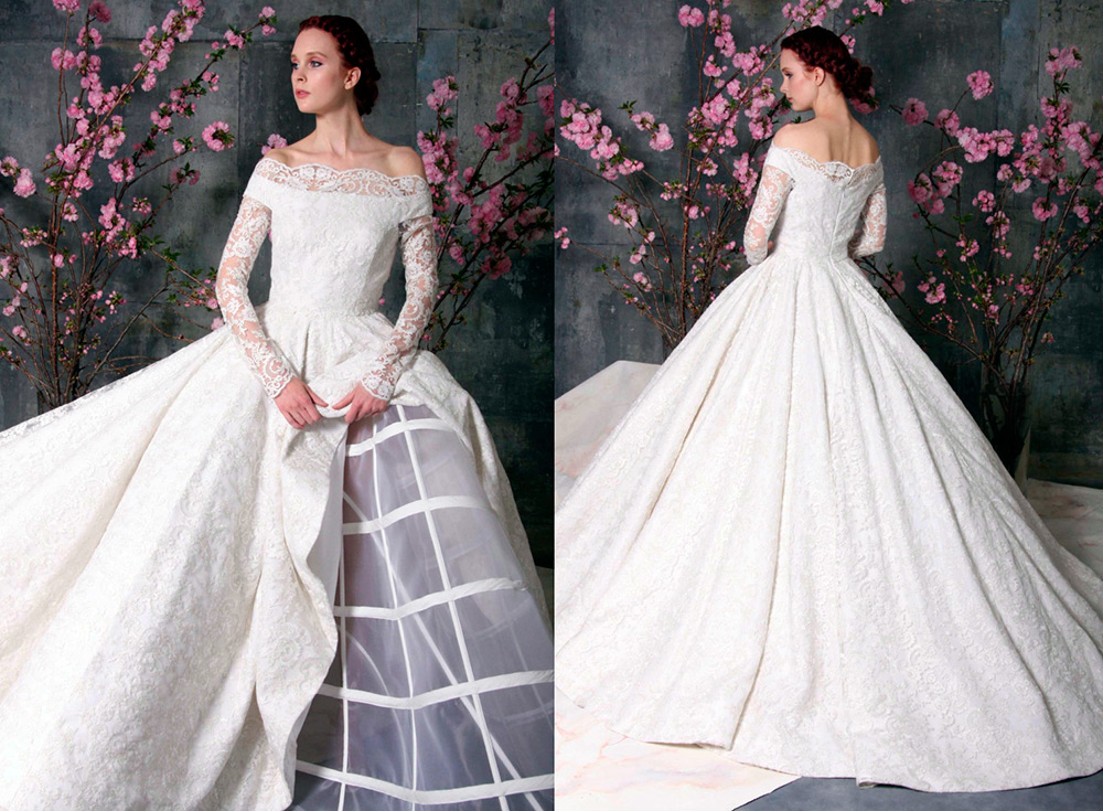 Des robes blanches luxuriantes