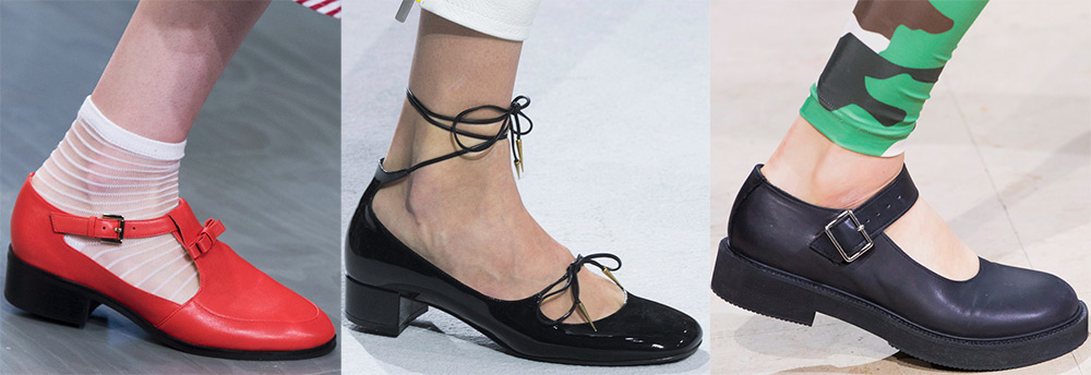 Chaussures à talons bas