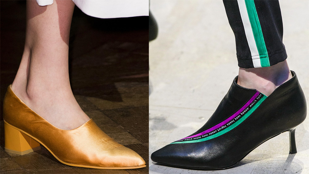 Chaussures à talons bas