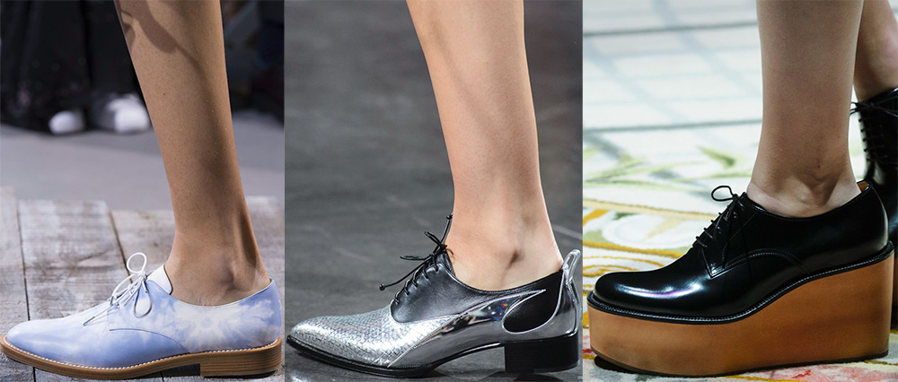 chaussures pour femmes dans le style des hommes