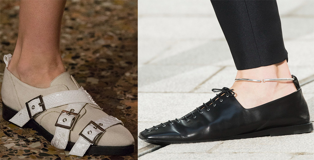 chaussures pour femmes dans le style des hommes