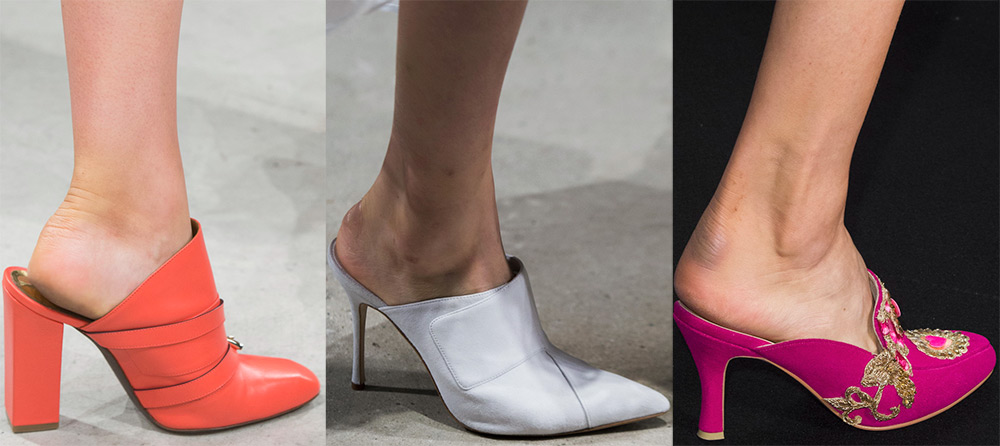 Chaussures mules à la mode