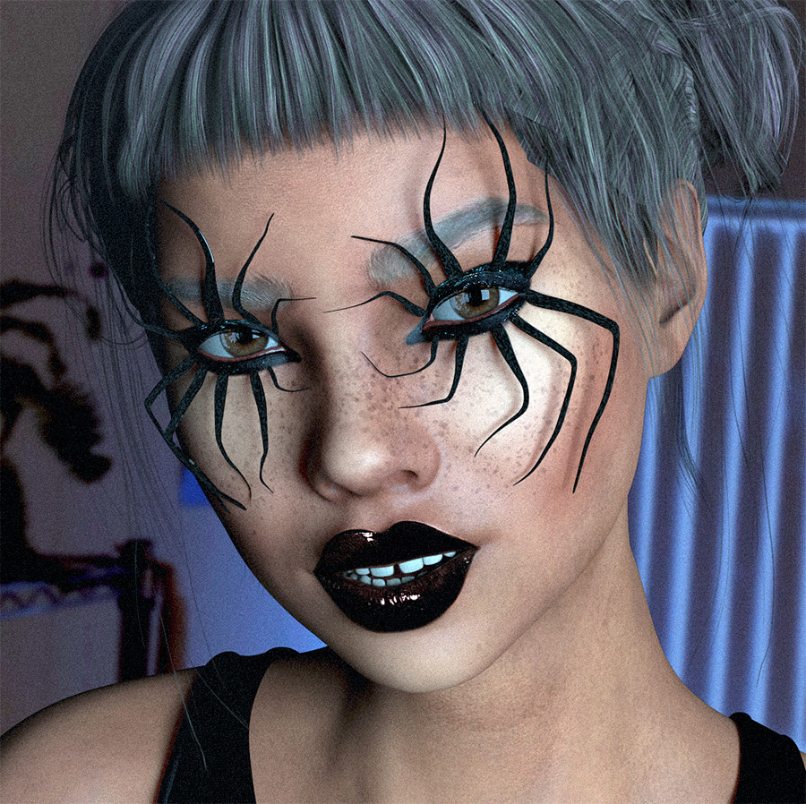 Maquillage de mannequin virtuel