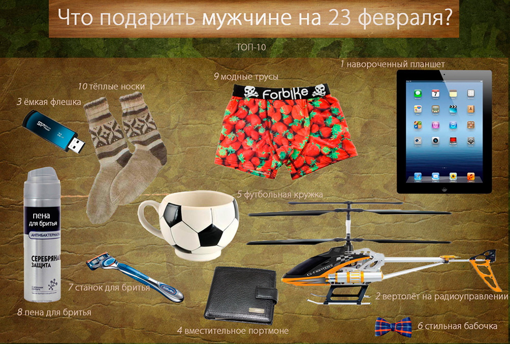 Quoi offrir à un mec le 23 février