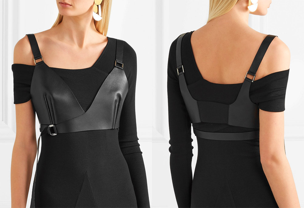 Haut soutien-gorge en cuir