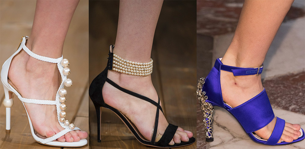 Sandales à talons fermés