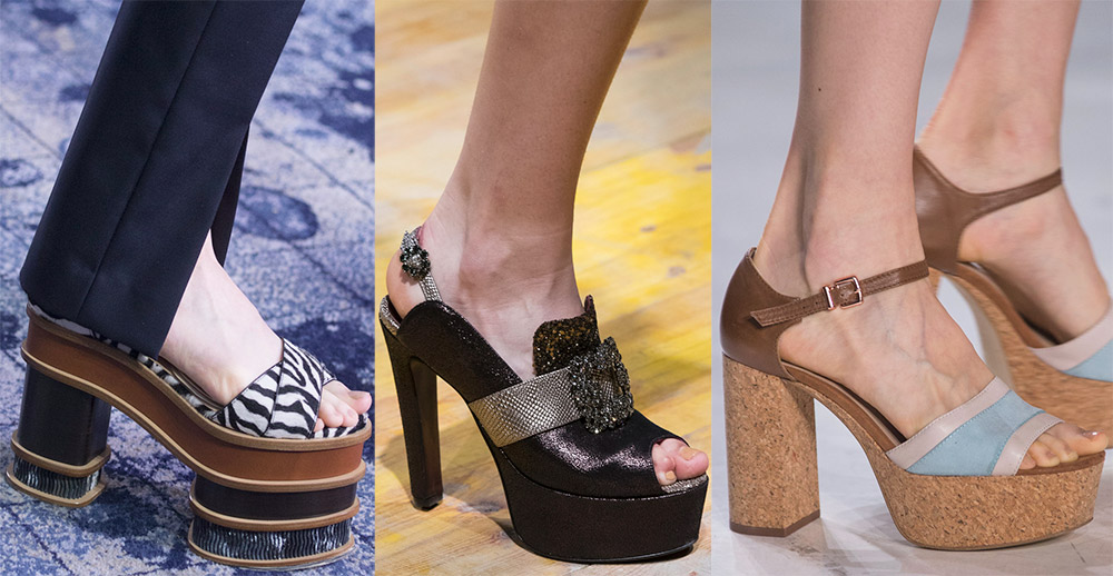 Sandales à plateforme