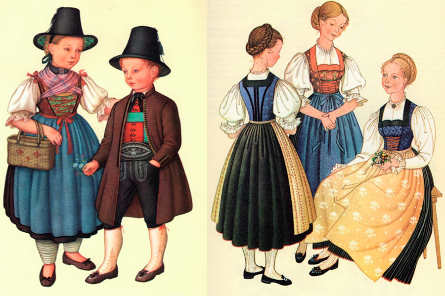 Déguisement tyrolienne femme