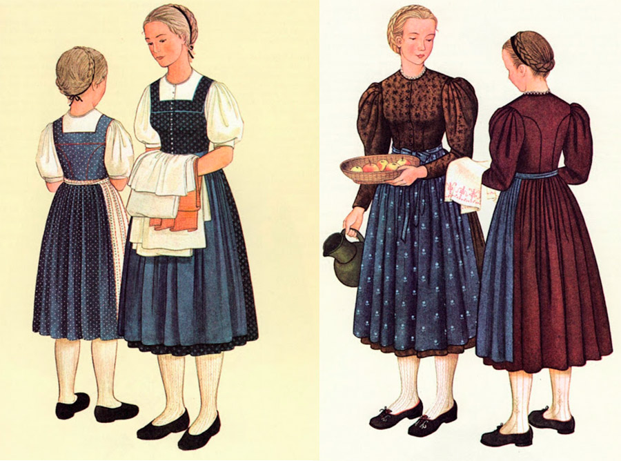 Déguisement tyrolienne femme