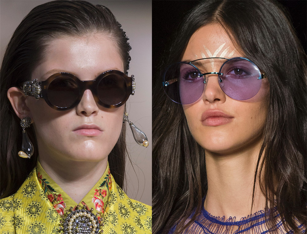 Lunettes de soleil rondes