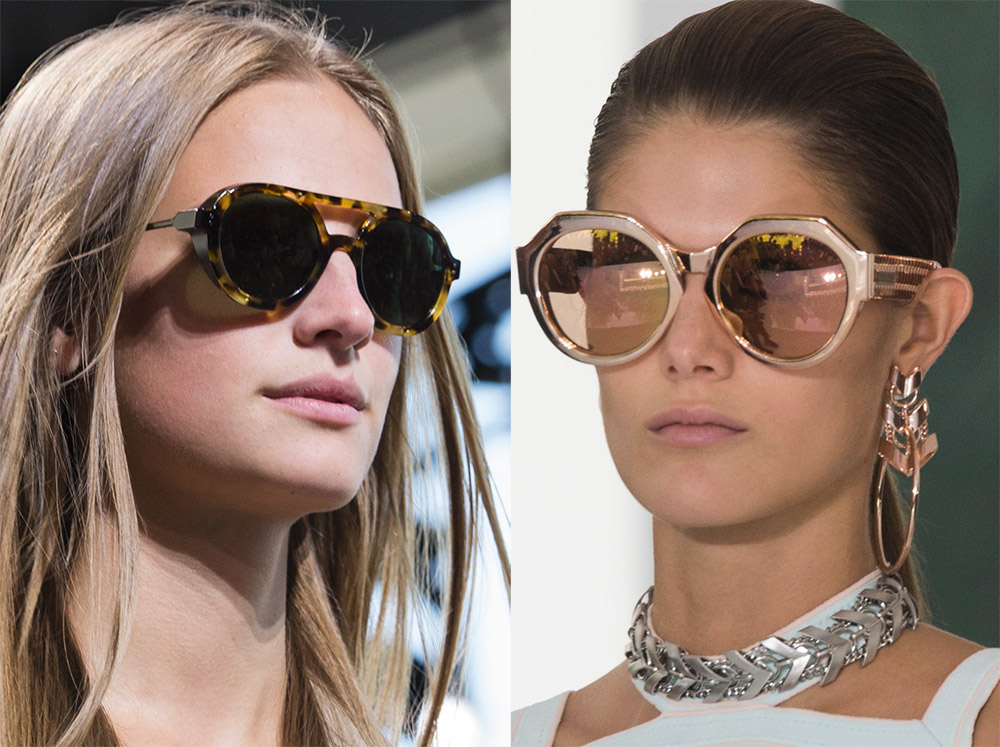 Lunettes de soleil rondes