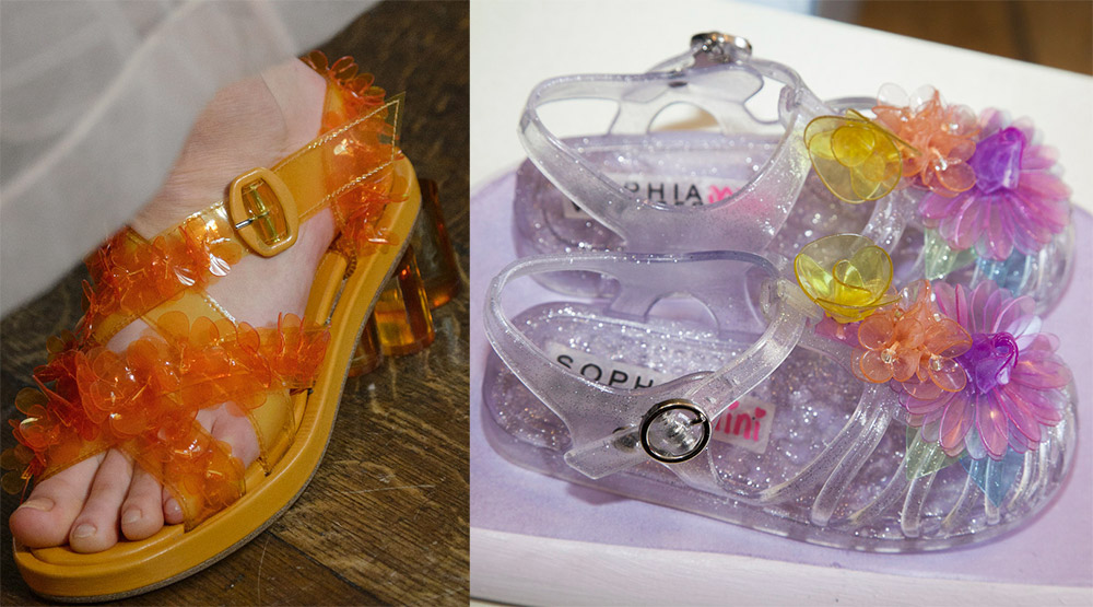 Sandales transparentes 2026
