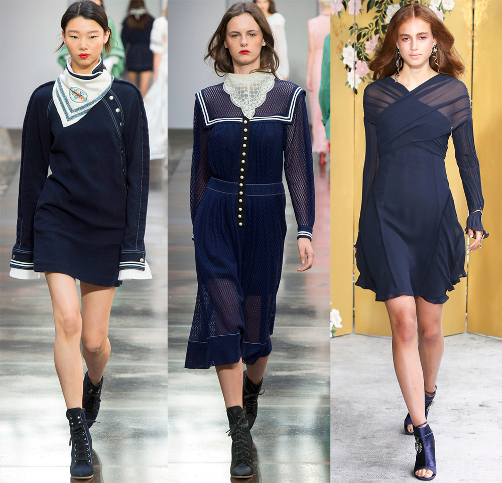 De belles robes bleues