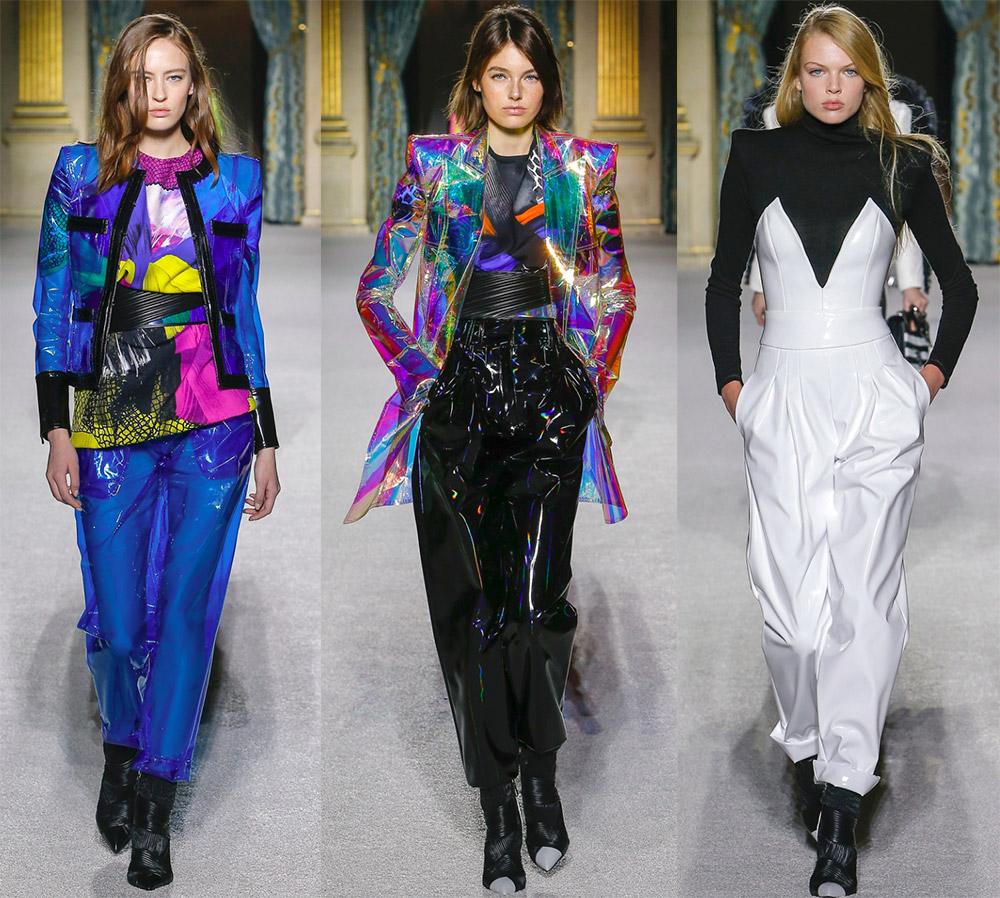 Vêtements en PVC à la mode