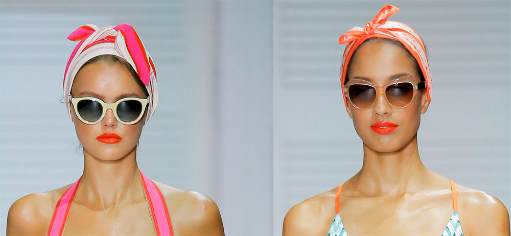 Comme c'est beau de nouer un foulard sur la tête au printemps et en été