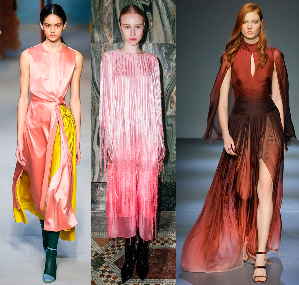 Dégradé sur les vêtements pour femmes