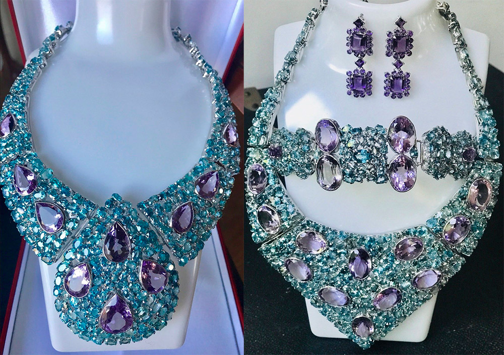 Bijoux fantaisie collier plastron