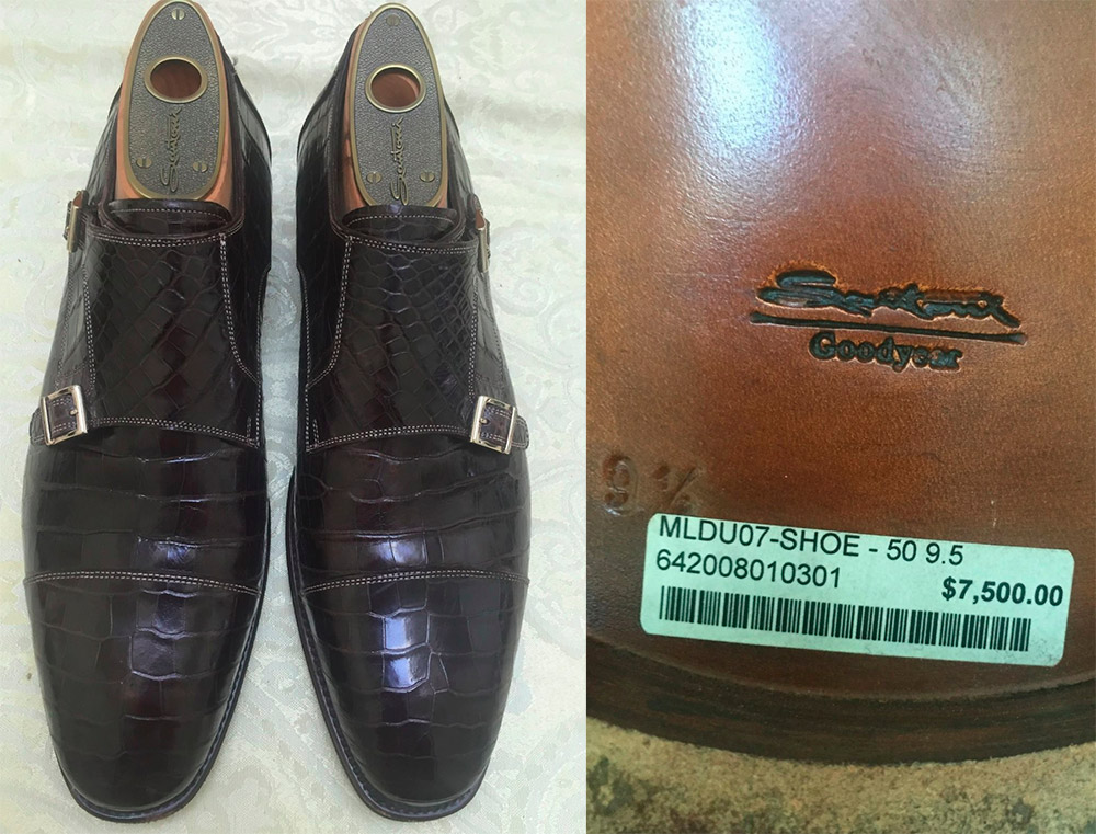 Chaussures italiennes Santoni