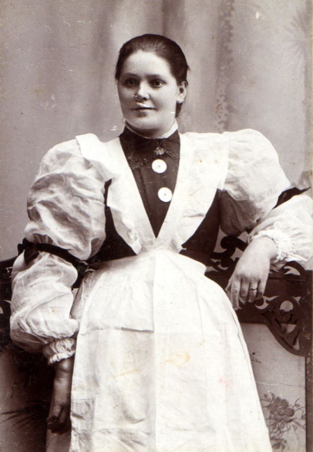 Photo vintage - femme de chambre