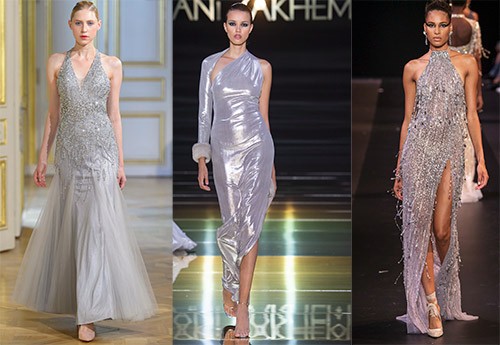 Robe de mariée en argent et mariage en argent