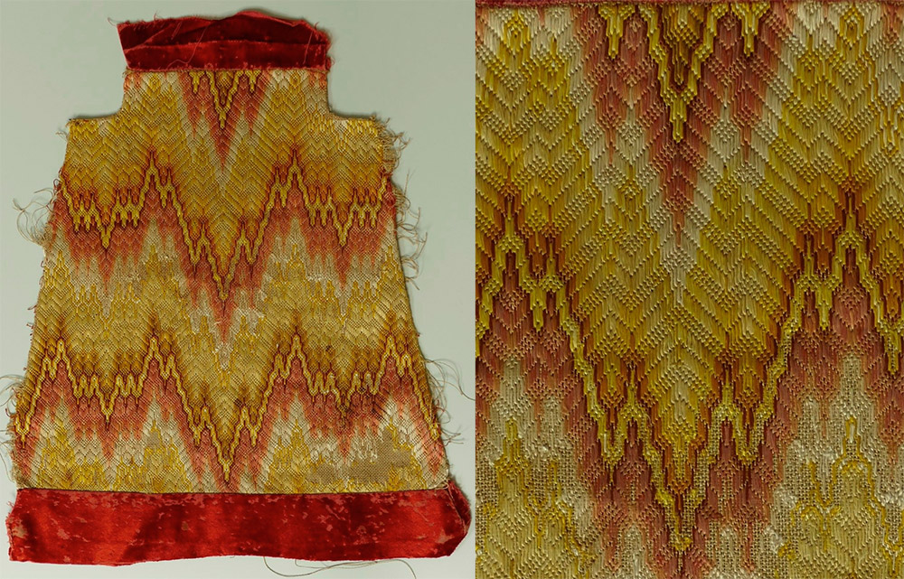 Broderie ancienne XVIIIe siècle