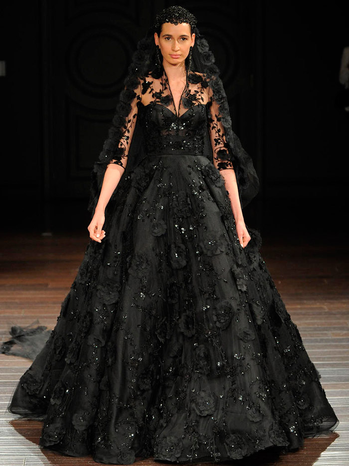 Robe de demoiselle d'honneur noire