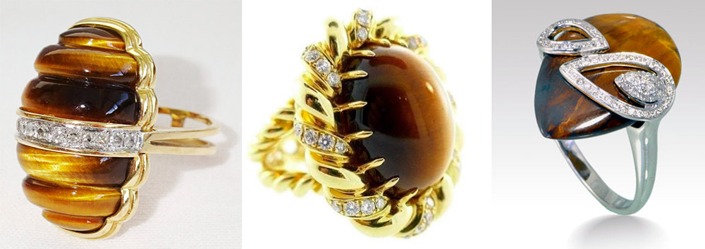 Bagues Oeil de Tigre