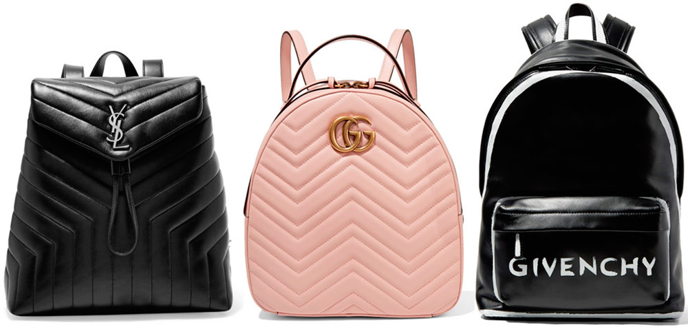 Sacs à dos en cuir à la mode