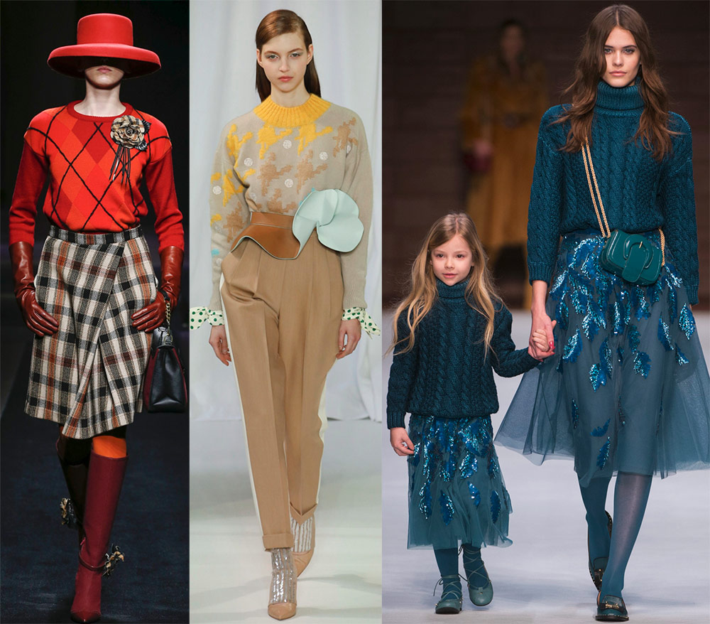 Tricots à la mode automne-hiver