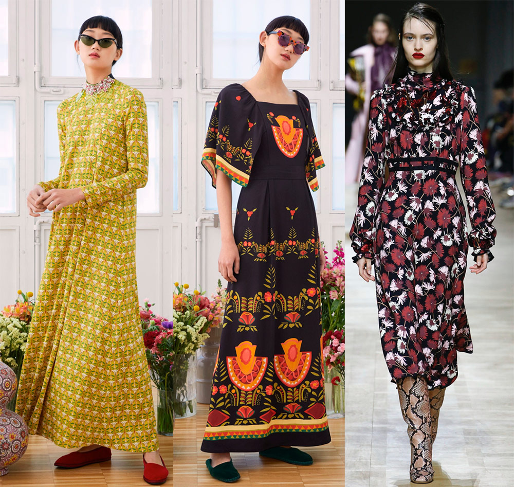 robes avec des imprimés