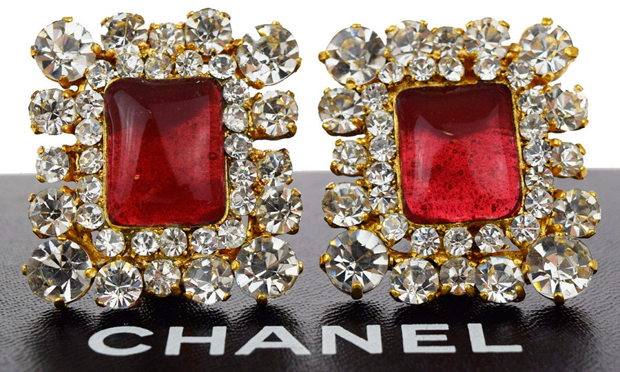 Boucles d'oreilles Chanel vintage