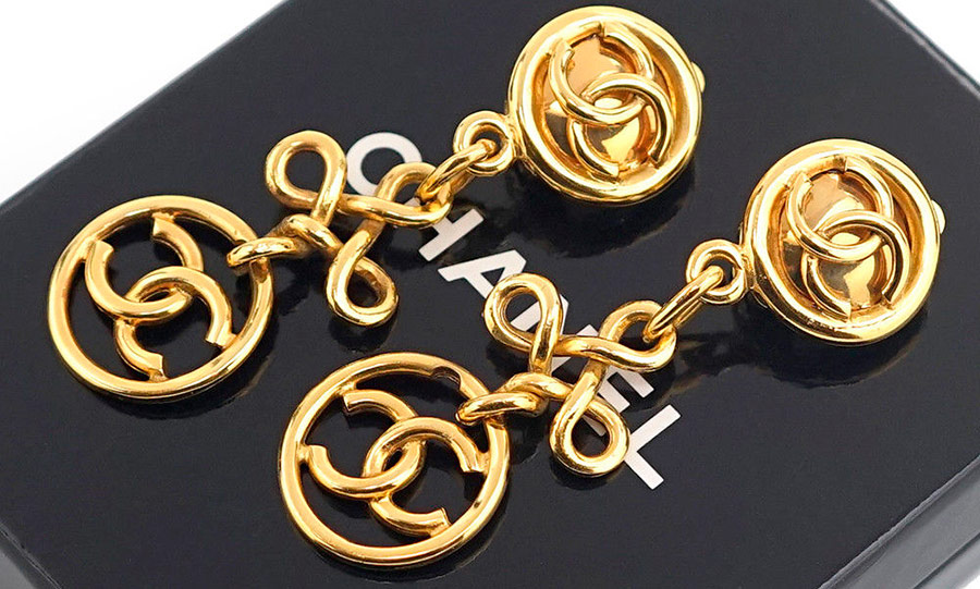 Boucles d'oreilles Chanel vintage