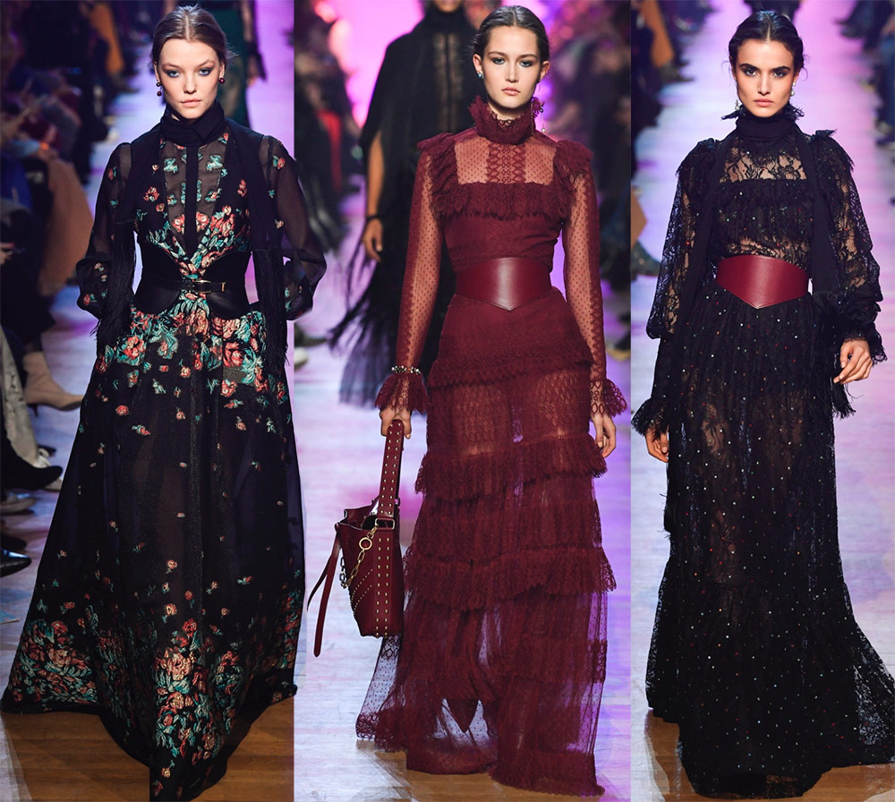 Ceinture corset avec robe de soirée