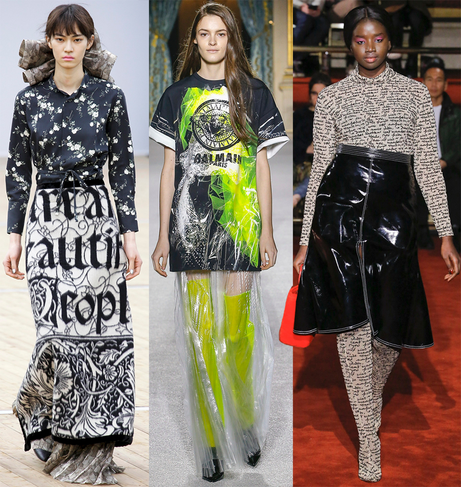 Vêtements avec inscriptions et textes - une tendance à la mode